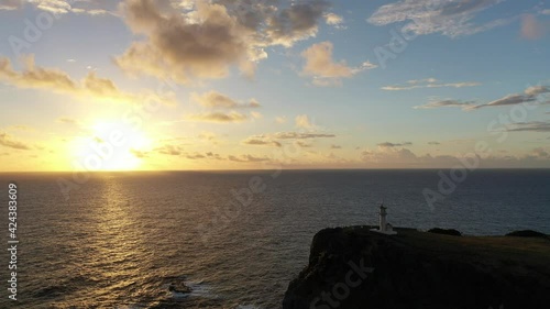 日本 与那国 島 沖縄 2021年 晴天 灯台 海 ドローン 撮影  離島 island drone yonaguni japan okinawa photo