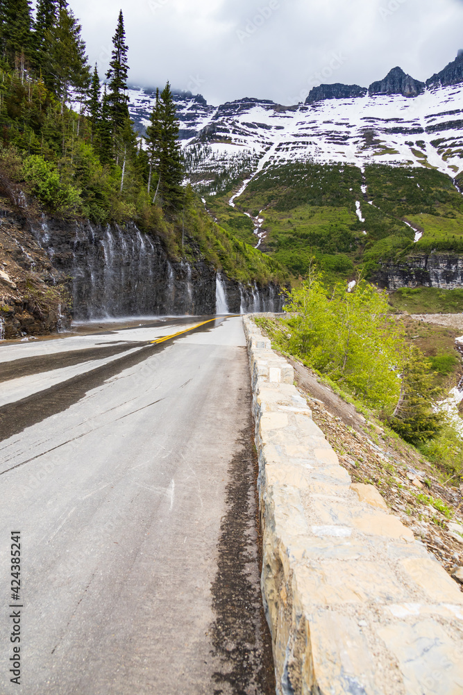 Going-to-the-Sun road, Glacier National Park, Montana