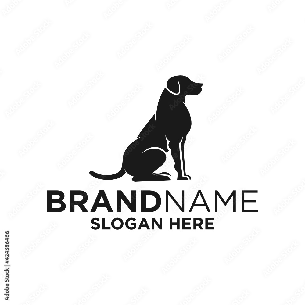 Dog Logo Design Template Inspiration, Vector Illustration, Modern, Minimalist. Dog Logo Design Template Inspiration, Vector Illustration, Modern, Minimalist.