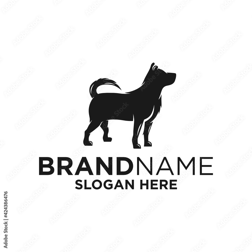 Dog Logo Design Template Inspiration, Vector Illustration, Modern, Minimalist. Dog Logo Design Template Inspiration, Vector Illustration, Modern, Minimalist.
