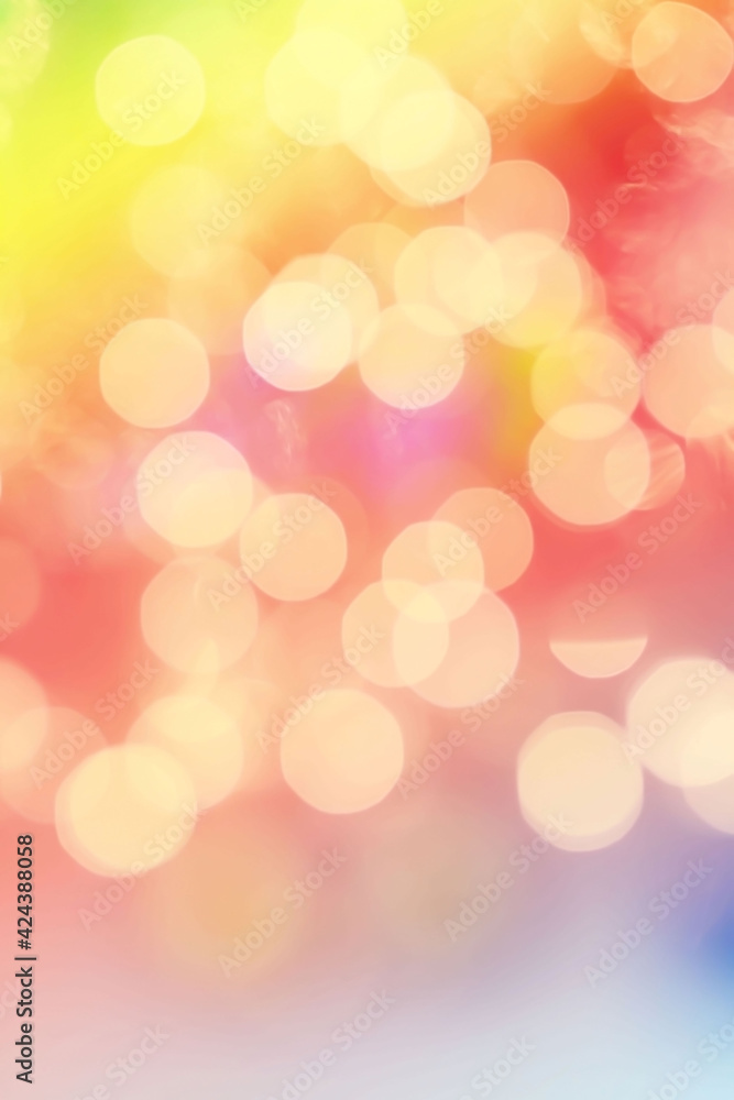 Abstract bokeh. Space for a copy. Shining rainbow background. Rainbow, postcard, background. Abstract bokeh. Space for a copy. Shining rainbow background. Rainbow, postcard, background.
