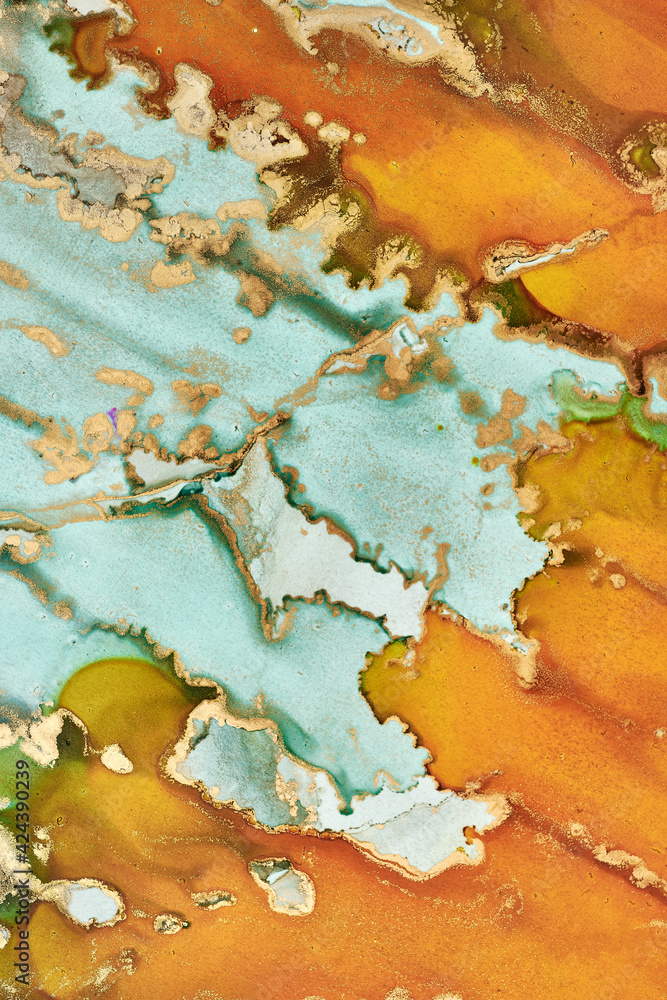 Alcohol ink art.Mixing liquid paints. Modern, abstract colorful background, wallpaper. Marble texture.Translucent colors Alcohol ink art.Mixing liquid paints. Modern, abstract colorful background, wallpaper. Marble texture.Translucent colors