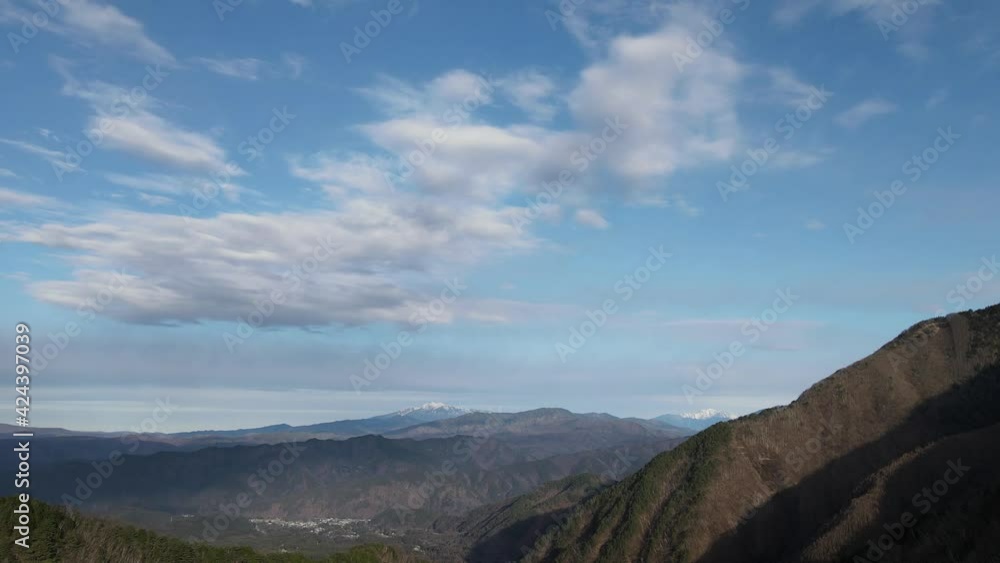 御嶽山 ドローン空撮 長野県木曽郡 日本 御嶽山 ドローン空撮 長野県木曽郡 日本