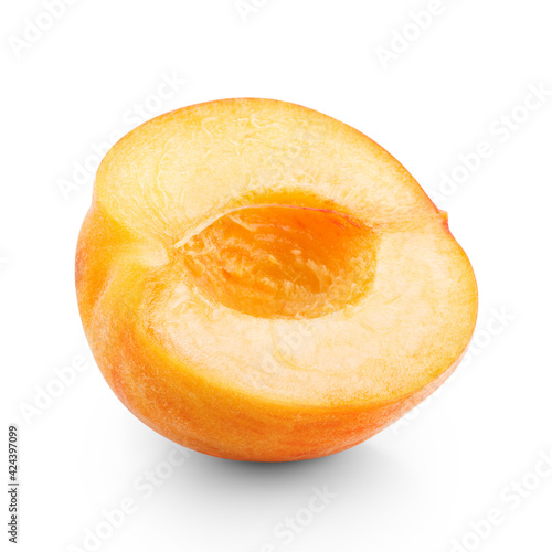 Fresh half of peach