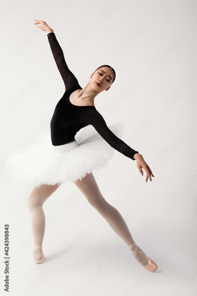 Ballet dancer posing