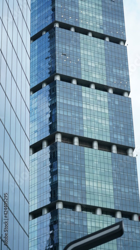 The modern buildings view located in Shanghai of the China