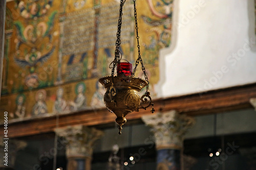 Ornaments of the Basilica of the Nativity in Bethlehem photo