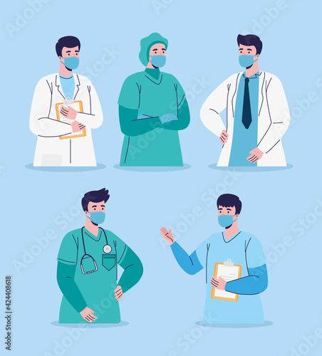 male doctors staff