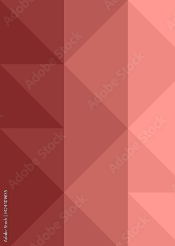 Abstract color Low-Polygones Generative Art background illustration
