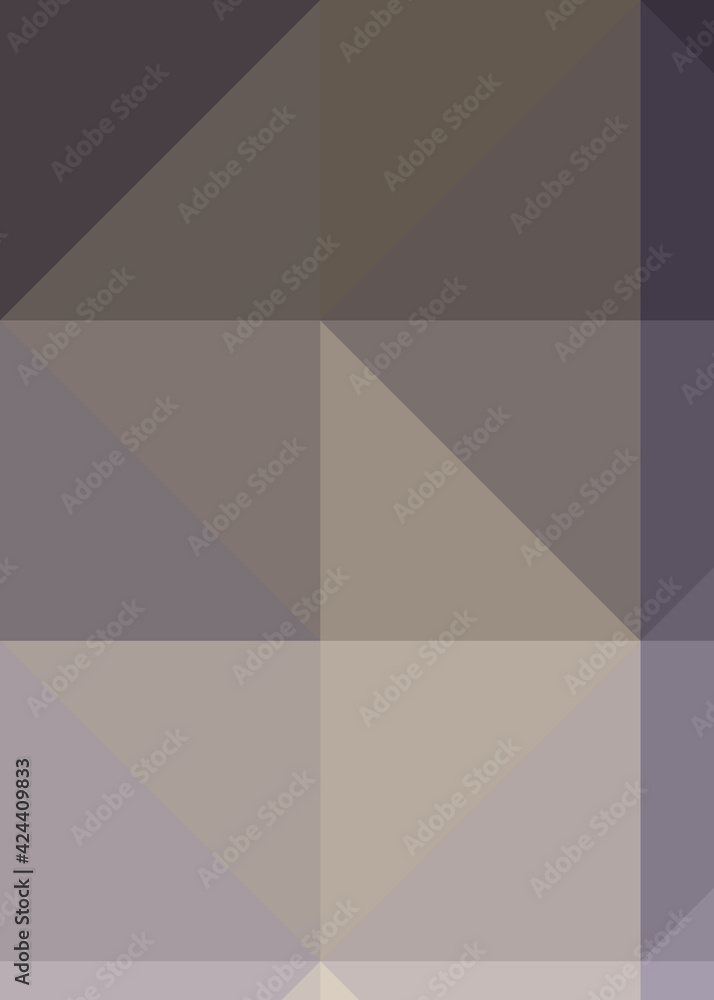 Fototapeta premium Abstract color Low-Polygones Generative Art background illustration