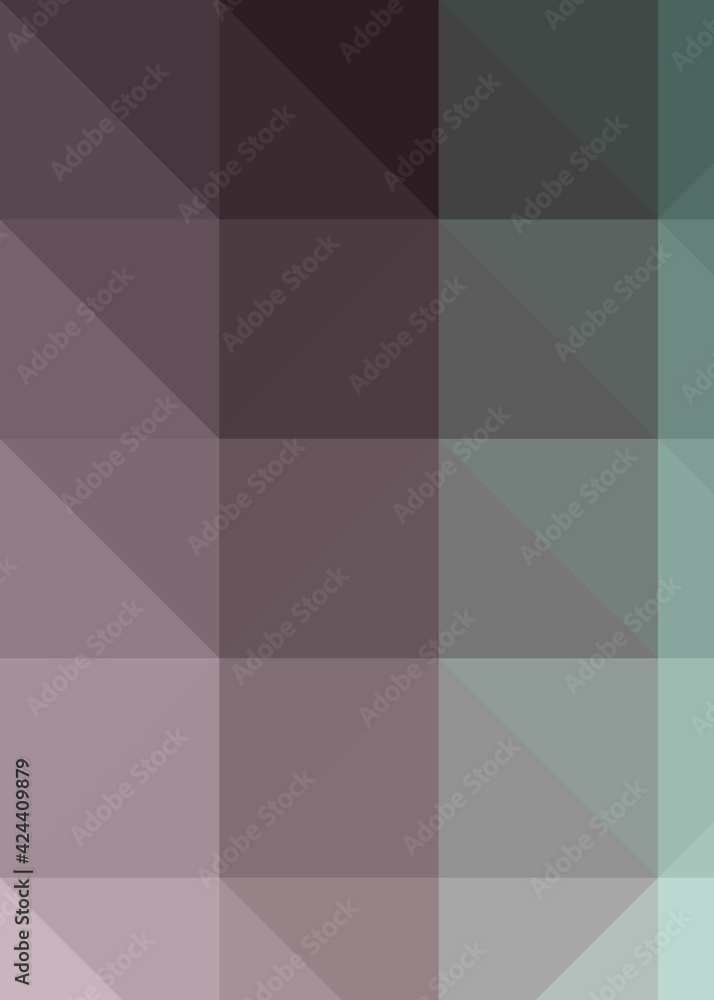 Obraz premium Abstract color Low-Polygones Generative Art background illustration