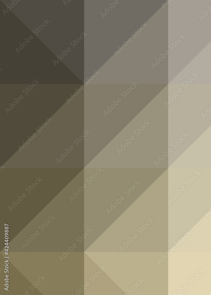 Fototapeta premium Abstract color Low-Polygones Generative Art background illustration