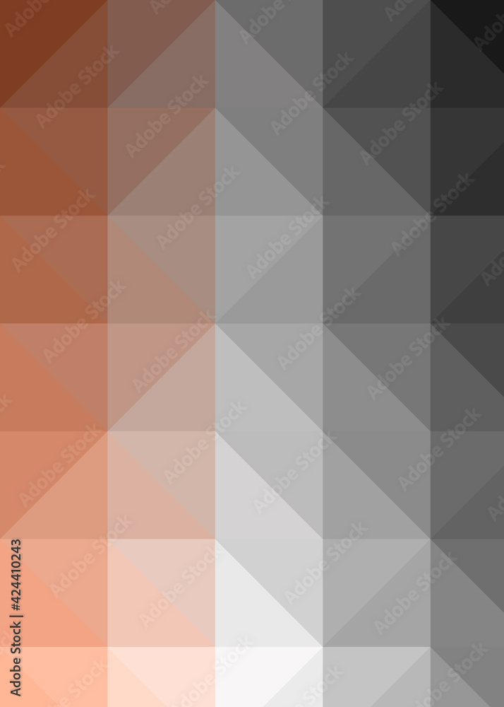 Obraz premium Abstract color Low-Polygones Generative Art background illustration