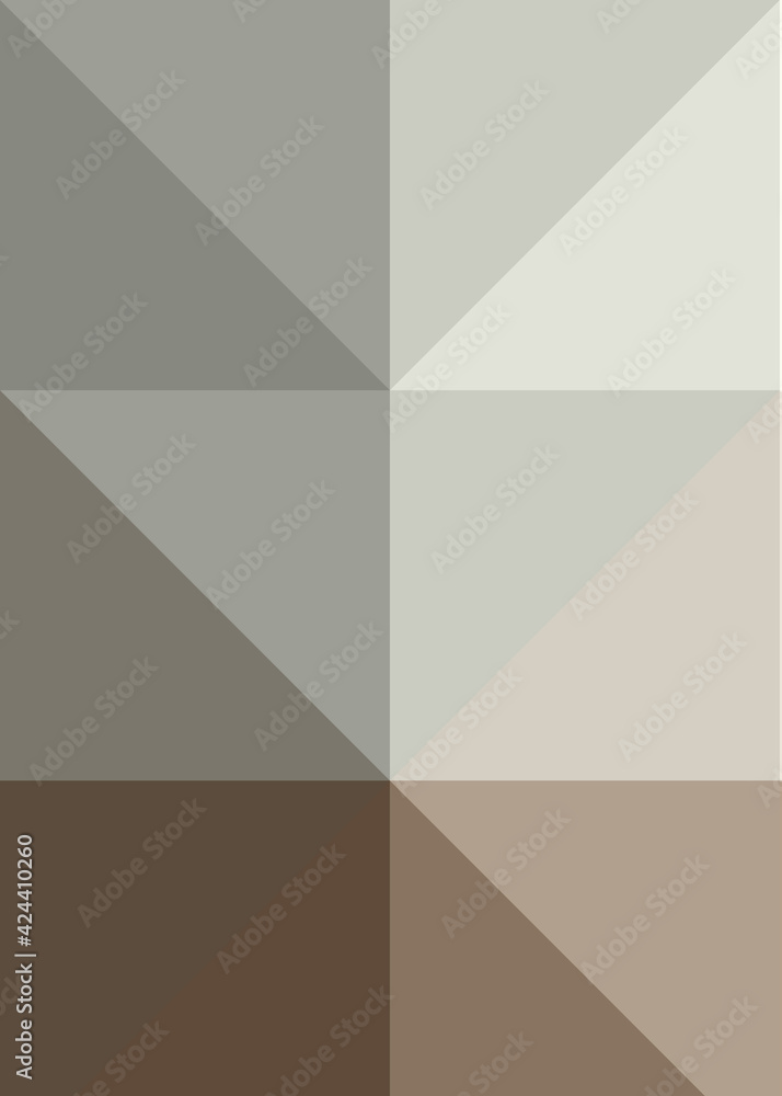 Obraz premium Abstract color Low-Polygones Generative Art background illustration