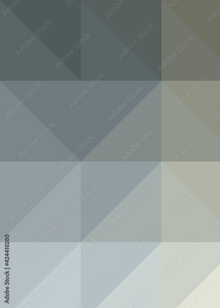 Fototapeta premium Abstract color Low-Polygones Generative Art background illustration