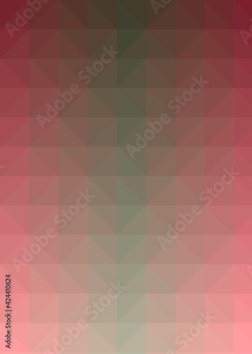 Abstract color Low-Polygones Generative Art background illustration