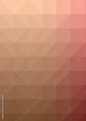Abstract color Low-Polygones Generative Art background illustration