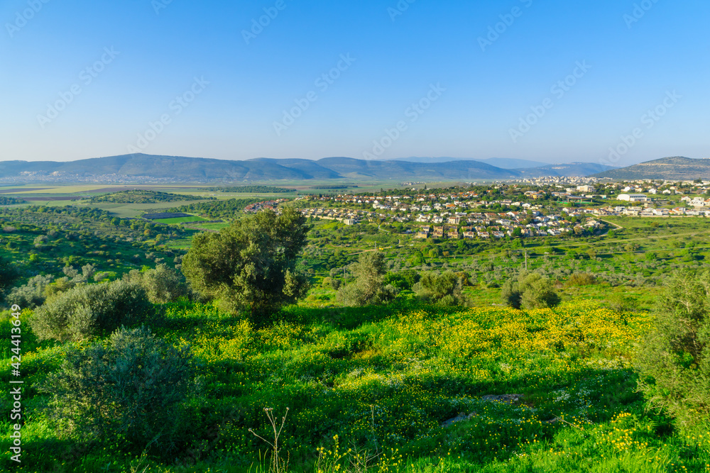 Landscape and countryside of the western Lower Galilee