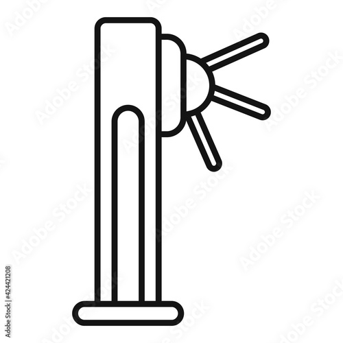 Automatic turnstile icon, outline style