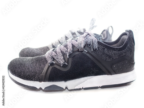 Minimal style Sport shoe black and gray color