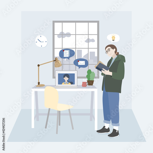 Work-From-Home Becomes New Normal, adjusting to a new normal. How to have mercy on yourself while working at home with others.