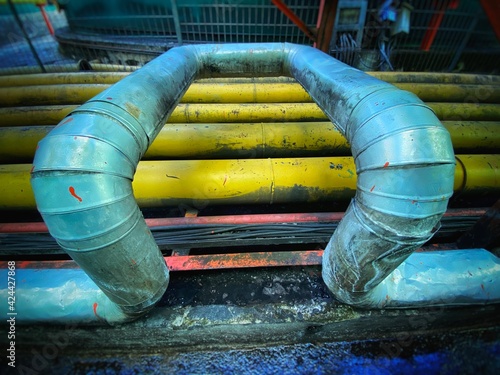 child playing in the playground