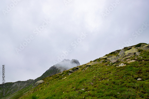 landscape with clouds (Gargellen, Vorarlberg, Austria)