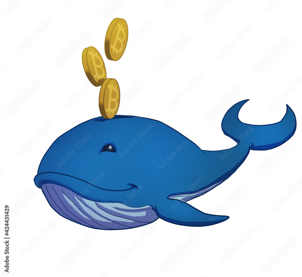 Baleine tirelire bitcoin