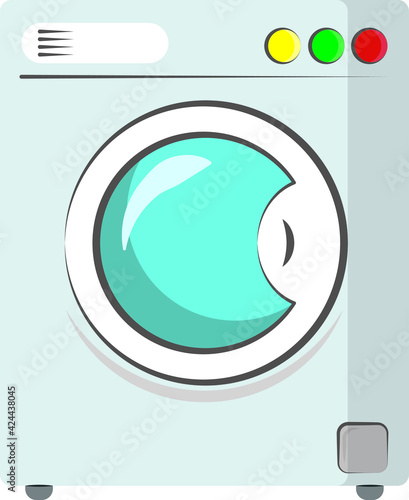 Washer. House cleaning. Cleanliness of linen.
