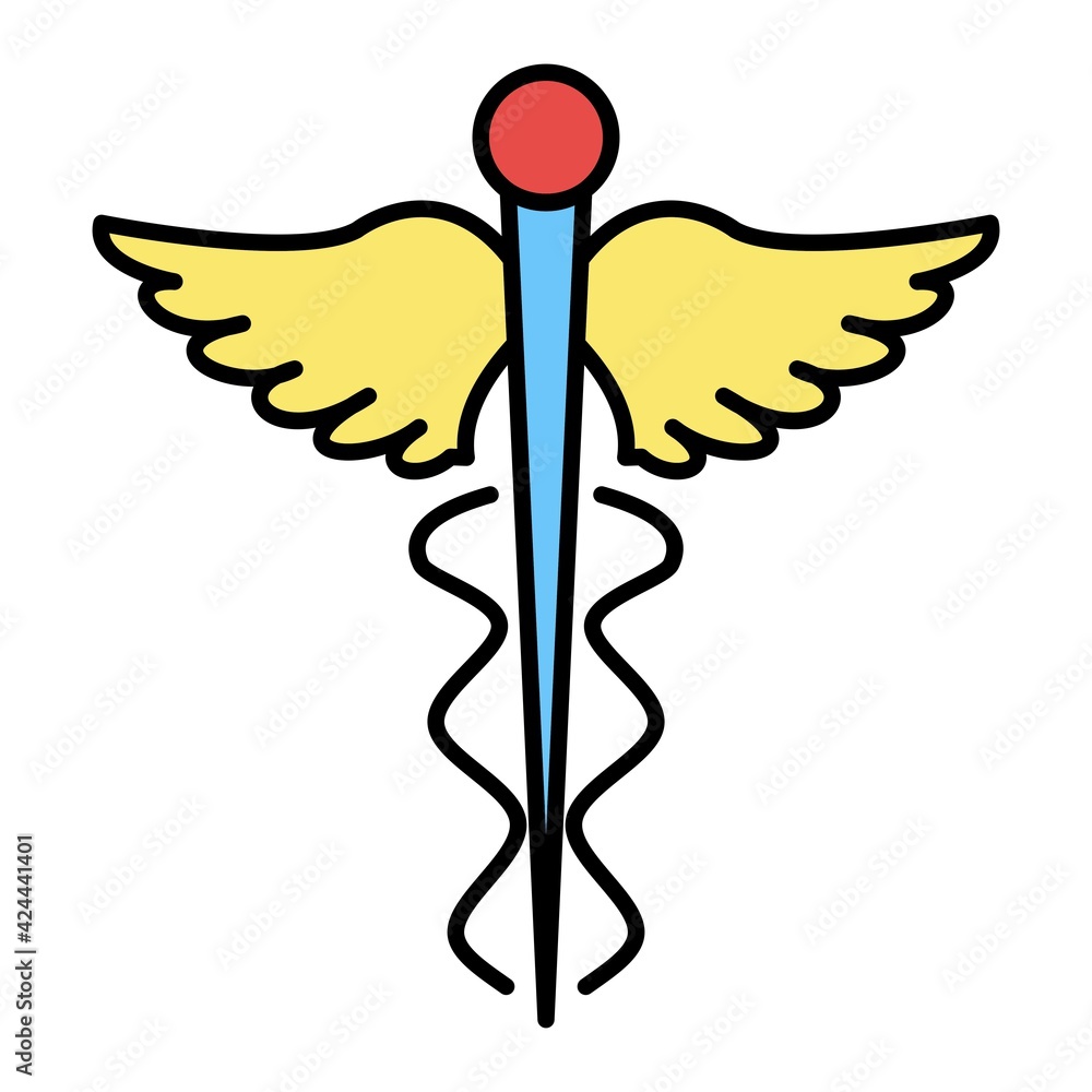 Fototapeta premium Vector Medical Sign Outline Icon Design