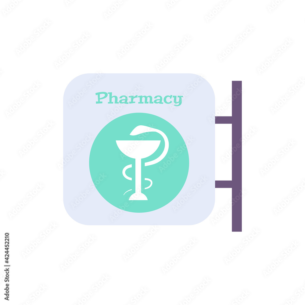 Pharmacy Flat Sign Pharmacy Flat Sign