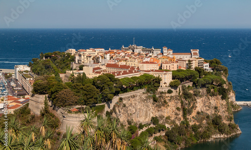 Obraz na płótnie Monaco City - The Rock w salonie