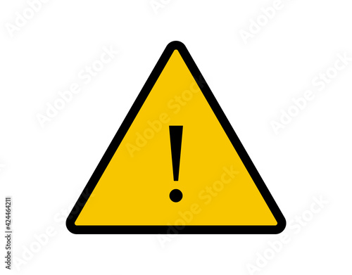 Caution Warning Sign Sticker vectors