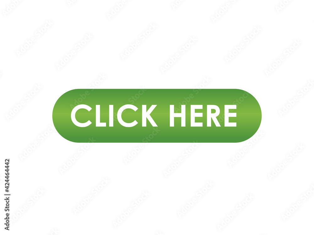 Click here button template vector Click here button template vector