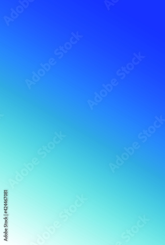 Gradient sky blue and white colors, vertical background, vector EPS 10, illustration. Bright spring background - blue sky without clouds, redacted document.