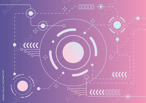 Isometric infographic elements with the electric chips, Vectors, and infographics. Information technology and business concept.