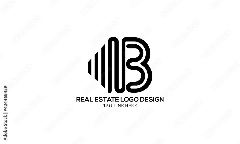 Creative and Ilegant illustration Real Estate Logo design Creative and Ilegant illustration Real Estate Logo design