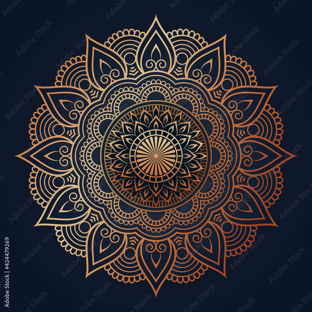 Abstract mandala background design for card, cover, wallpaper, print, poster Abstract mandala background design for card, cover, wallpaper, print, poster