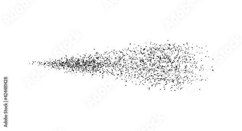 Spray mist. Vector illustration isolated on white