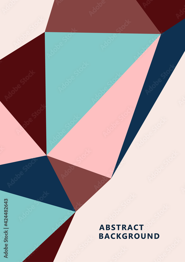 Bright abstract geometric background from triangles. Unusual color forms for your message. Business or technical presentation, app cover template. Vector n Bright abstract geometric background from triangles. Unusual color forms for your message. Business or technical presentation, app cover template. Vector n