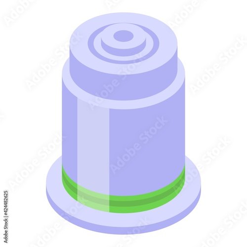 Capsule coffee icon. Isometric of Capsule coffee vector icon for web design isolated on white background