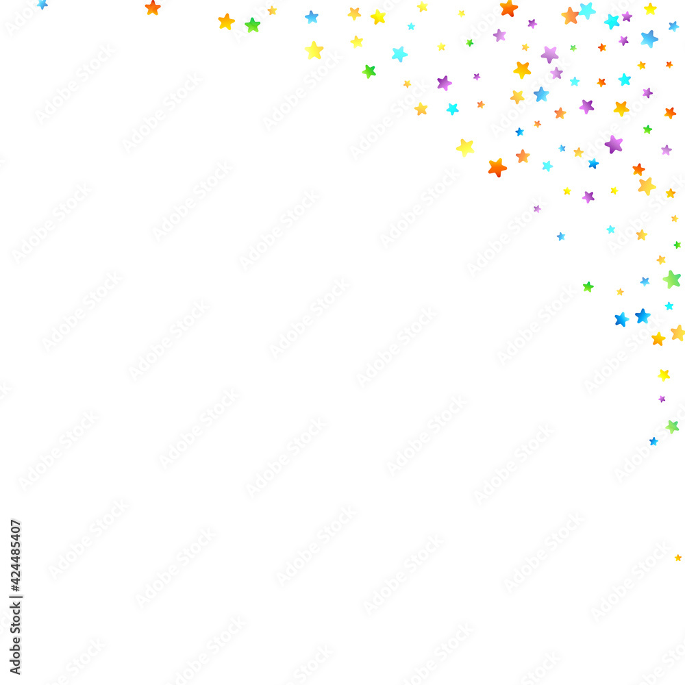 Rainbow Festive Confetti. Carnival Star Falling. Rainbow Festive Confetti. Carnival Star Falling.