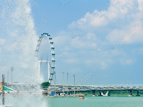 Ferris wheel in Marina Bay Singapore