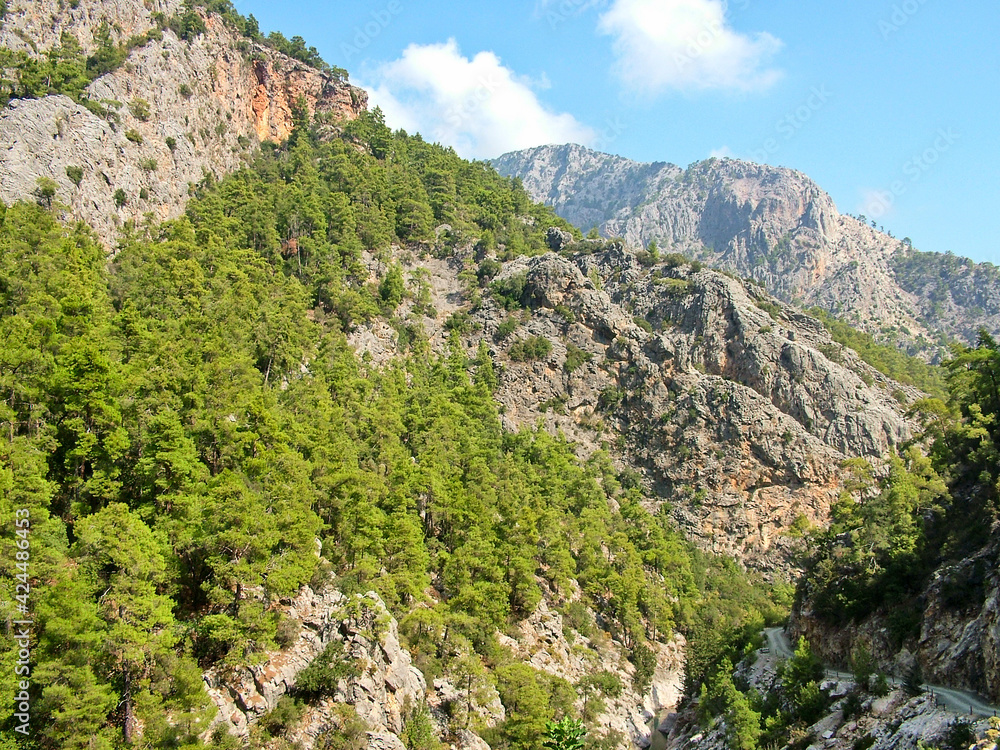 National park canyon  Goynuk  in Turkey