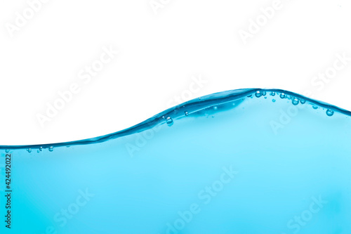 Obraz na płótnie Water drop surface moving wave isolated background