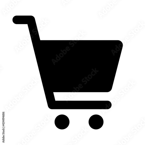 カート　買物　かご　通販　アイコン（シルエット）