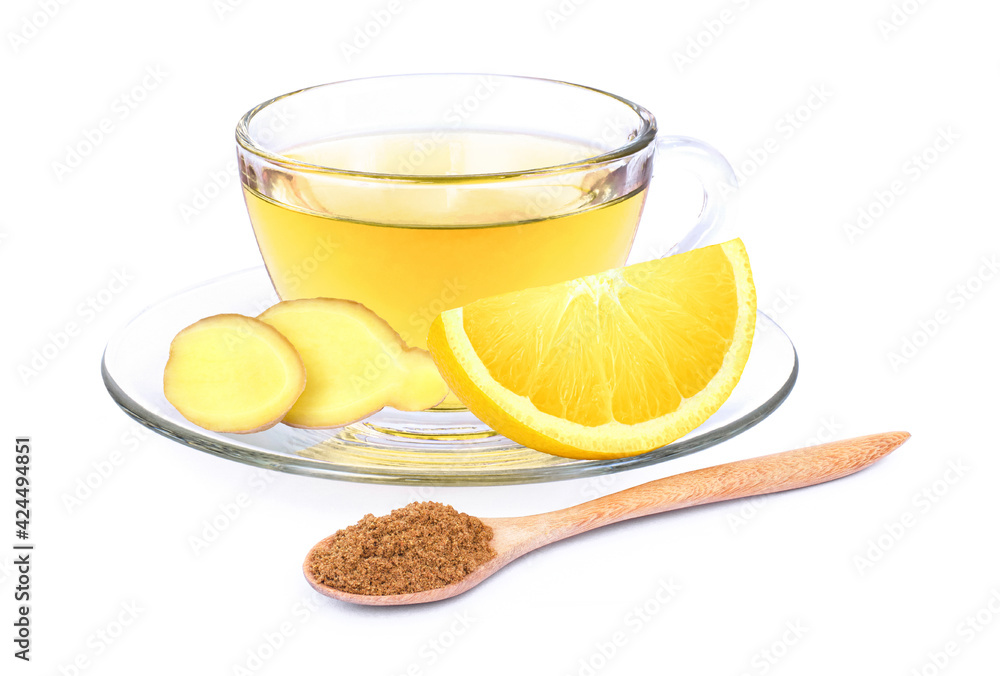 Ginger tea with ginger powder Ginger tea with ginger powder