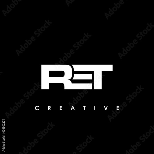 RET Letter Initial Logo Design Template Vector Illustration photo