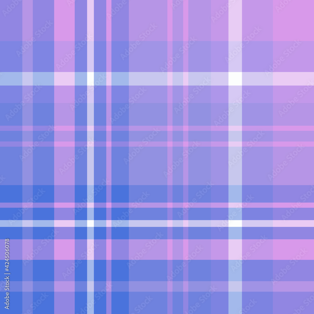Seamless pattern in blue, pink and white colors for plaid, fabric, textile, clothes, tablecloth and other things. Vector image. Seamless pattern in blue, pink and white colors for plaid, fabric, textile, clothes, tablecloth and other things. Vector image.