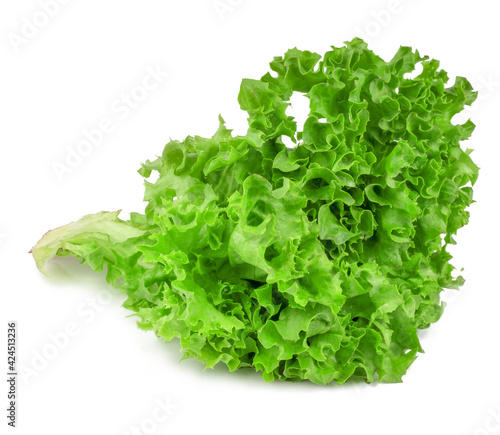 Fresh salad isolated on white background